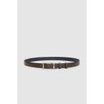 D'S Damat Ds Damat Kahverengi Çift Taraflı Kemer 5HF1017ORT549 - 115 cm