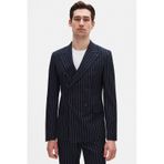 D's Damat Ds Damat Regular Fit Lacivert Çizgili Kruvaze Takim Elbise 4hf05ort01588 Lacivert