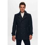 D'S Damat Ds Damat Regular Fit Lacivert Mono Yaka Kruvaze Kaban