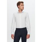 D'S Damat Ds Damat Slim Fit Beyaz Düz Gömlek 4HE02TR00139M - XL