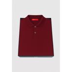 D's Damat Ds Damat Slim Fit Bordo Kutulu Polo Yaka T-shirt 4hc14ortkplo1 Bordo