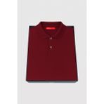 D'S Damat Ds Damat Slim Fit Bordo Kutulu Polo Yaka T-Shirt 4HC14ORTKPLO1