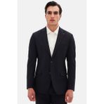D'S Damat Ds Damat Slim Fit Koyu Lacivert Düz Travel Takim Elbise 6HE05OB35577M - 6 Drop - 54