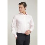 D'S Damat Ds Damat Slim Fit Pembe Düz Nano Care Gömlek 4HE02SG00024M - 2XL