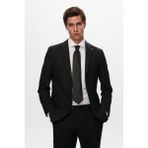 D'S Damat Ds Damat Slim Fit Siyah Düz Takim Elbise 5HE05OB35577M - 6 Drop - 56
