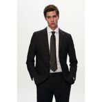 D'S Damat Ds Damat Slim Fit Siyah Düz Takim Elbise