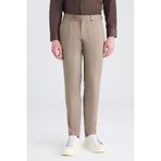 D'S Damat Ds Damat Slim Fit Vizon Kumaş Pantolon