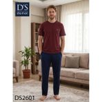 D'S Damat Ds Damat Spring Kısa Kol Pijama Takımı BORDO