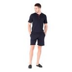 D'S Damat DS Şort Pijama Takımı LACİVERT