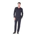D's Damat Erkek Pijama Takımı 221001 (as3, alpha, jaspo_l, Lacivert, XXL)
