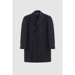 D'S Damat Erkek Regular Fit Lacivert Balıksırtı Kruvaze Palto %60 Polyester %30 Viskon %10 Akrilik 3HF0832200151 - 52