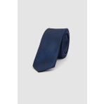 Ds Damat Lacivert Düz 4 cm Kravat