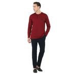 Ds Damat Regular Fit Cotton Pijama Takımı BORDO