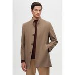 Ds Damat Regular Fit Vizon Hakim Yaka Kaşe Kaban, 52