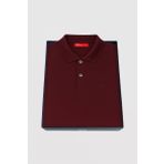 Ds Damat Slim Fit Mürdüm Kutulu Polo Yaka T-Shirt