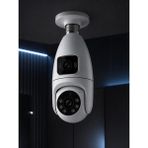 DS LLC Çift Lens Wi-Fi Ampul Kamera ve Mobil Kontrol Yüksek Çözünürlüklü