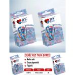 Ds Sağlık Bandı Renkli Colored First Aid Strip 19MM x 72MM 20 Li Suya Dayanıklı - Bebe Mavisi