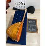 DS Saz Evi Dut Tekne Kısa Sap Bağlama Saz Jacklı Nokta Klavye + Kılıf Yedek Tel Tezene