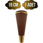 DS Yapı Cihan Desenli 19CM Plastik Ayak Mobilya Masa ve Dolap AYAĞI(19CM)(KAHVERENGİ - Altın) - Kahverengi - 19cm - 1 ADET