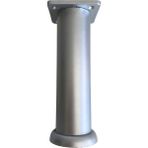 DS Yapı Gümüş Ayarlı Plastik Ayak Mobilya Masa ve Dolap Ayağı (Gümüş) - 12cm