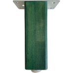 DS Yapı Kale Ayarlı Ahşap Ayak Mobilya Masa ve Dolap Ayağı (8 cm-10 cm-12 cm-15 cm-18 cm-23 cm) (Kayın / Gürgen Ağacı) - Yeşil - 18cm