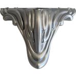 DS Yapı Lükens Desenli Gümüş 8 cm Plastik Ayak Mobilya Masa ve Dolap Ayağı (Gümüş 8 cm) - 8cm