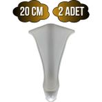 DS Yapı Lüx Lükens Beyaz 20CM Plastik Ayak Mobilya Masa ve Dolap AYAĞI(BEYAZ)(20CM) - 20cm - 2 ADET