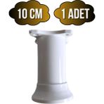 DS Yapı Plastik Beyaz Ayarlanabilir Ayak Masa Dolap ve Mobilya AYAĞI(BEYAZ)(10CM) - 10cm - 1 ADET