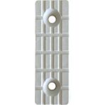 DS Yapı Plastik Beyaz Baza Papuç Dolap ve Mobilya Ayağı(Beyaz)(Boy:5 cm En:1,5 cm Yük:0,5 cm) - 8 ADET
