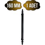 DS Yapı Plastik Siyah Kulp Mobilya ve Dolap KULPU(SİYAH)(96MM - 128MM - 160MM) - 160mm - 1 ADET