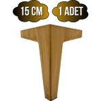 DS Yapı Serçe Düz 15CM Plastik Ayak Mobilya Masa ve Dolap AYAĞI(15CM)(MEŞE) - 15cm - 1 ADET