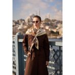 Dscarf Kadın Fular Bandana Eşarp Çok Renkli 90 cm Yumuşak Dokulu Saten Kumaş ile Şık Tasarım