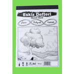 DSH Doğal Seramik Hamuru A4 Eskiz Defteri (KARAKALEM DEFTERİ,KALİGRAFİ) beyaz