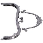 dsheng Metal Çanta Çerçeve Kolu Kilit Aksesuarları Donanım Bagaj Donanım Aksesuarları Kabartmalı Retro 20.5Cm Düz Erik Çiçekleri Metal Eşyalar Vintage Kulplar El Bağlantı Noktaları