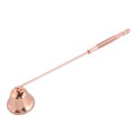dsheng Mum Kapağı Aracı Mum Kapağı Trompet Söndürücü Çan İş Snuffer Pet Çan 1 Adet Fitiller (Altın gül)