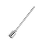 dsheng Mum Kapağı Düz Alet Snuffer Mum Söndürücü Mum Kapağı Alaşımlı Giyim Tarzı Demir Mum Söndürücü Fitiller (SILVER)