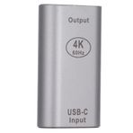 dsheng Tip C - Hd Multimedya Arabirim Adaptörü Usb - Adaptörü Alüminyum Alaşımlı Adaptör Alüminyum Alaşımlı DönüştürüCü Usb C Dişi - Erkek Kablo Adaptörü Paralel Bağlantı (#3)