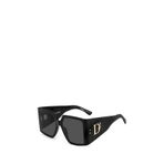 Dsquared Unisex D2 0096/s Güneş Gözlüğü, 807/IR Siyah, 56, 807/Siyah (Ir Black), 56