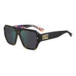 Dsquared2 D2 0128/S 2VM58MT Green Sp Erkek Güneş Gözlüğü