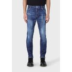 Dsquared2 Streç Pamuklu Skinny Fit Jeans Erkek Kot Pantolon S71Lb1357 S30872 470 - Lacivert - 46