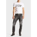 Dsquared2 Streç Pamuklu Skinny Fit Jeans Erkek Kot Pantolon S71LB1380 S30357 900 - 46 - Füme