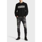 Dsquared2 Streç Pamuklu Skinny Fit Jeans Erkek Kot Pantolon S74LB1430 S30503 900 - 46 - Siyah