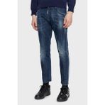 Dsquared2 Streç Pamuklu Skinny Fit Normal Bel Dar Paça Jeans Erkek Kot Pantolon S71LB1592 S30342 470 - Lacivert - 46