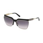DSQUARED2 Unisex Yetişkin DQ0288 01B 63 Güneş Gözlüğü, Siyah (Nero Lucido/Fumo Grad)