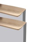 DSWZLQDXB 2 Adet Gizli Dolap Kolu Bir Dairenin Kemeri Mobilya Kulpları Fırçalanmış Altın Kapı Kolu Alüminyum Mutfak Kolları Kapı Kolu Çekmece Kolu Elbise Dolabı, Yatak Odası için Düğmeler (250 mm)