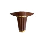 DSYapıAksesuar Babil Kahverengi Altın 12cm Plastik Ayak Mobilya Masa ve Dolap Ayağı(KAHVERENGİ ALTIN 12cm)