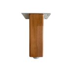 DSYapıAksesuar Kale 18cm Ayarlı Ahşap Ayak Mobilya Masa ve Dolap Ayağı(18cm)(KAYIN/GÜRGEN Ağacı) KAYIN