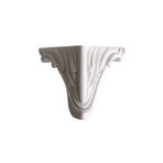 DSYapıAksesuar Lükens Desenli 12cm Plastik Ayak Mobilya Masa ve Dolap Ayağı(BEYAZ 12cm)