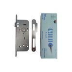DSYapıAksesuar OVAL 45mm Gömme İç Kapı WC Kilidi Tuvalet ve Banyo Kapısı Kilidi(WC)(18mmx45mm)