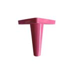 DSYapıAksesuar Pembe Plastik 14cm Rüzgar Ayak Mobilya Dolap ve Masa Ayağı(PEMBE 14cm)